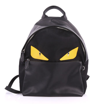 Fendi Monster Backpack Nylon Large Black 3492502