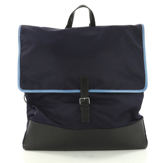 Prada Garment Backpack Tessuto XXL Blue 3493504