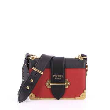 Prada Cahier Crossbody Bag City Calf and Saffiano 3496101
