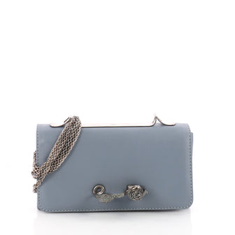 Valentino Va Va Voom Clutch Leather Medium Blue 3497701