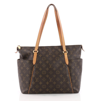 Louis Vuitton Totally Handbag Monogram Canvas MM Brown 3498001