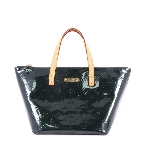 Green Louis Vuitton Vernis Bellevue PM Handbag