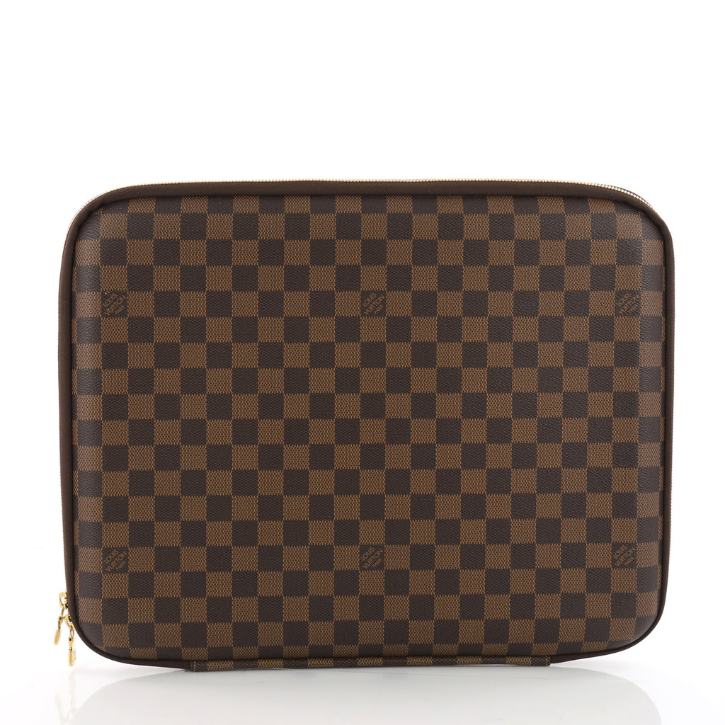 Buy Louis Vuitton Laptop Sleeve Damier 15 Brown 3500301