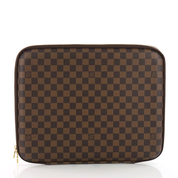 Louis Vuitton Laptop Sleeve Damier 15 Brown 3500301