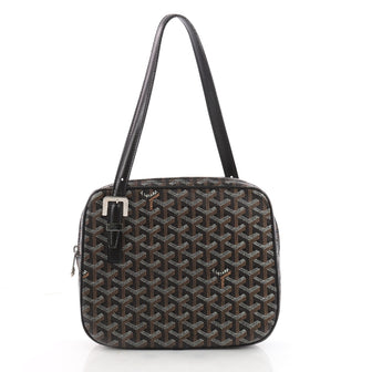 Goyard Yona Bag Coated Canvas MM Black 3500603