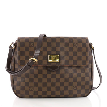 Louis Vuitton Besace Rosebery Handbag Damier Brown 3500801