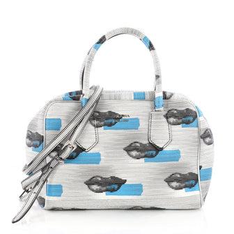 Prada Inside Bauletto Bag Printed Vitello Daino Medium 3501502
