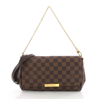 Louis Vuitton Favorite Handbag Damier MM Brown 3501503