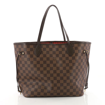 Louis Vuitton Neverfull NM Tote Damier MM Brown 3502302