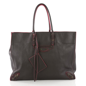 Balenciaga Papier A4 Classic Studs Handbag Leather 3504003