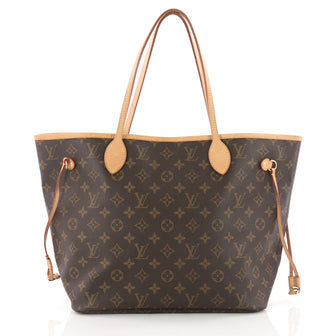 Louis Vuitton Neverfull Tote Monogram Canvas MM Brown 3505402