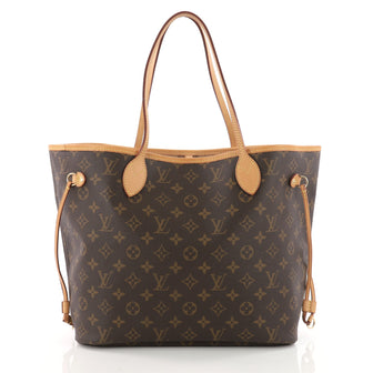 Louis Vuitton Neverfull Tote Monogram Canvas MM Brown 3505404