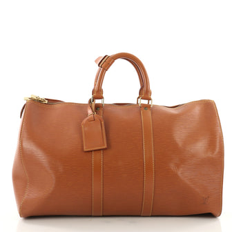 Louis Vuitton Keepall Bag Epi Leather 45 Brown 3506301