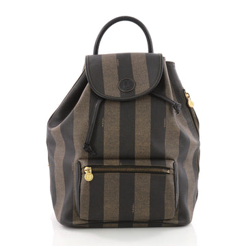 Fendi Pequin Front Pocket Backpack Coated Canvas Medium 3506504