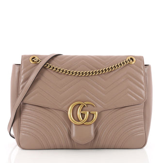 Gucci GG Marmont Flap Bag Matelasse Leather Large 3510902