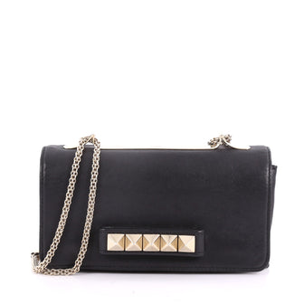 Valentino Va Va Voom Clutch Leather Medium Black 3512202