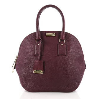 Burberry Orchard Bag Heritage Grained Leather Medium Purple 3513904