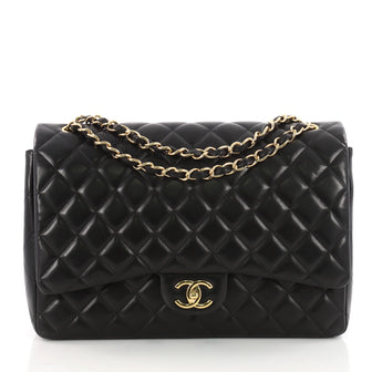 Chanel Classic Double Flap Bag Quilted Lambskin Jumbo 3514901