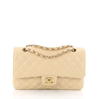 Chanel Classic Double Flap Bag Quilted Caviar Medium 3516701