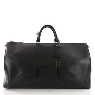 Louis Vuitton Keepall Bag Epi Leather 60 Black 3518002
