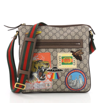 Gucci Courrier Zip Messenger GG Coated Canvas with 3521801