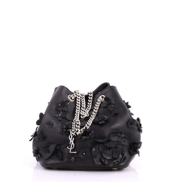  Saint Laurent Emmanuelle Bucket Bag Leather with 3523936
