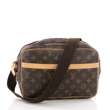 Louis Vuitton Reporter Bag Monogram Canvas PM Brown 3524202