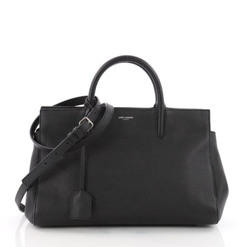 Saint Laurent Rive Gauche Cabas Leather Small Black 3524702