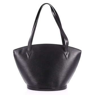 Louis Vuitton Saint Jacques Handbag Epi Leather GM Black 3524801
