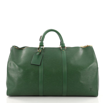 Louis Vuitton Keepall Bag Epi Leather 50 Green 3525404