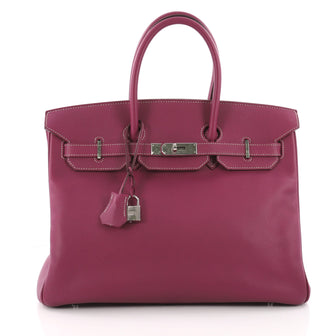 Hermes Candy Birkin Handbag Epsom 35 Pink 3525901