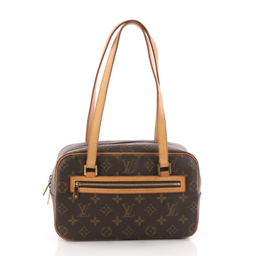 Louis Vuitton Cite Handbag Monogram Canvas MM