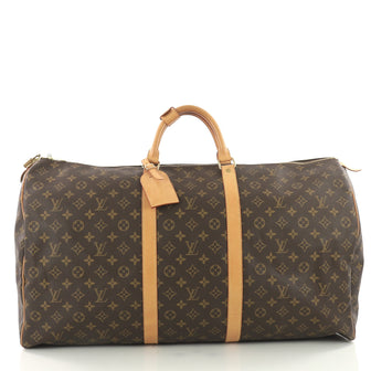 Louis Vuitton Keepall Bag Monogram Canvas 60 Brown 3529101