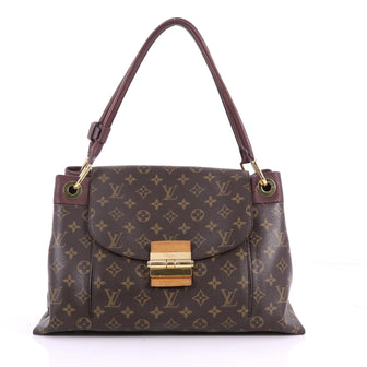 Louis Vuitton Olympe Handbag Monogram Canvas Brown 3529301