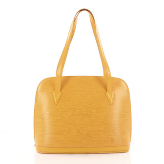Louis Vuitton Lussac Handbag Epi Leather Yellow 3529402