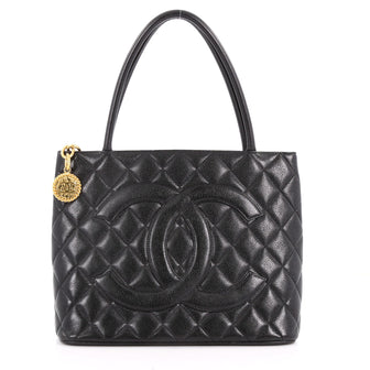 Chanel Medallion Tote Quilted Caviar 3530502