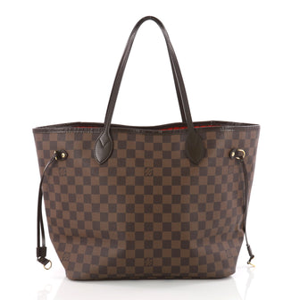 Louis Vuitton Neverfull Tote Damier MM Brown 35308/02
