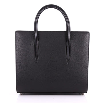 Christian Louboutin Paloma Tote Leather Medium Black 3531401