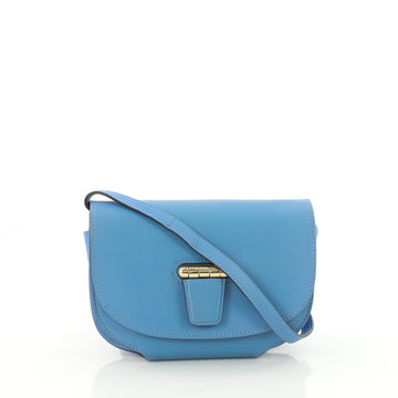 Hermes Convoyeur Crossbody Bag Evercolor Mini Blue 3534401