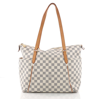 Louis Vuitton Totally Handbag Damier MM - Designer Handbag White 3535801