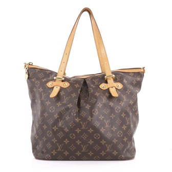 Louis Vuitton Palermo Handbag Monogram Canvas GM - Brown 35372/01