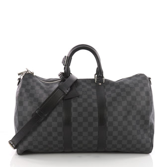 Louis Vuitton Keepall Bandouliere Bag Damier Graphite 45 3538901