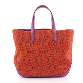 Hermes Canoe Tote Vibrato and Leather PM Orange 3540202