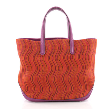 Hermes Canoe Tote Vibrato and Leather PM Orange 3540202