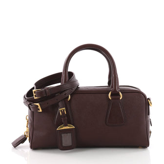 Prada Convertible Bauletto Bag Saffiano Leather East 3540802