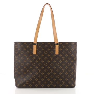 Louis Vuitton Luco Handbag Monogram Canvas Brown 3540901
