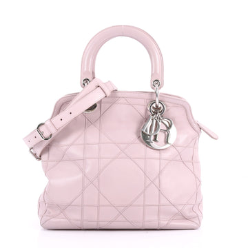 Christian Dior Granville Satchel Cannage Quilt Leather 3543105