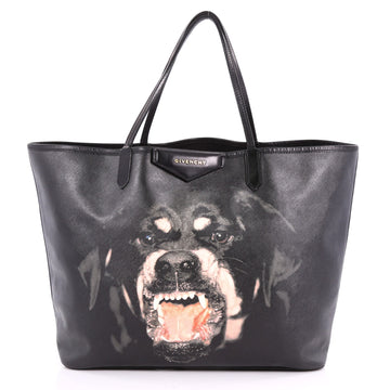 Givenchy Antigona Shopper Printed Coated Canvas Large Black 3543403