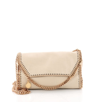 Stella McCartney Falabella Clutch on Chain Shaggy Deer Neutral 3543506