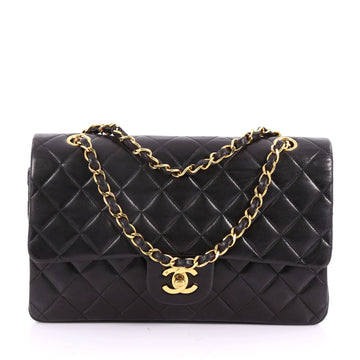 Vintage Classic Double Flap Bag Quilted Lambskin Medium